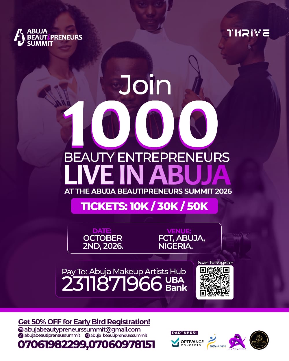 ABUJA BEAUTIPRENEURS SUMMIT/AWARDS 2026 | Fewticket